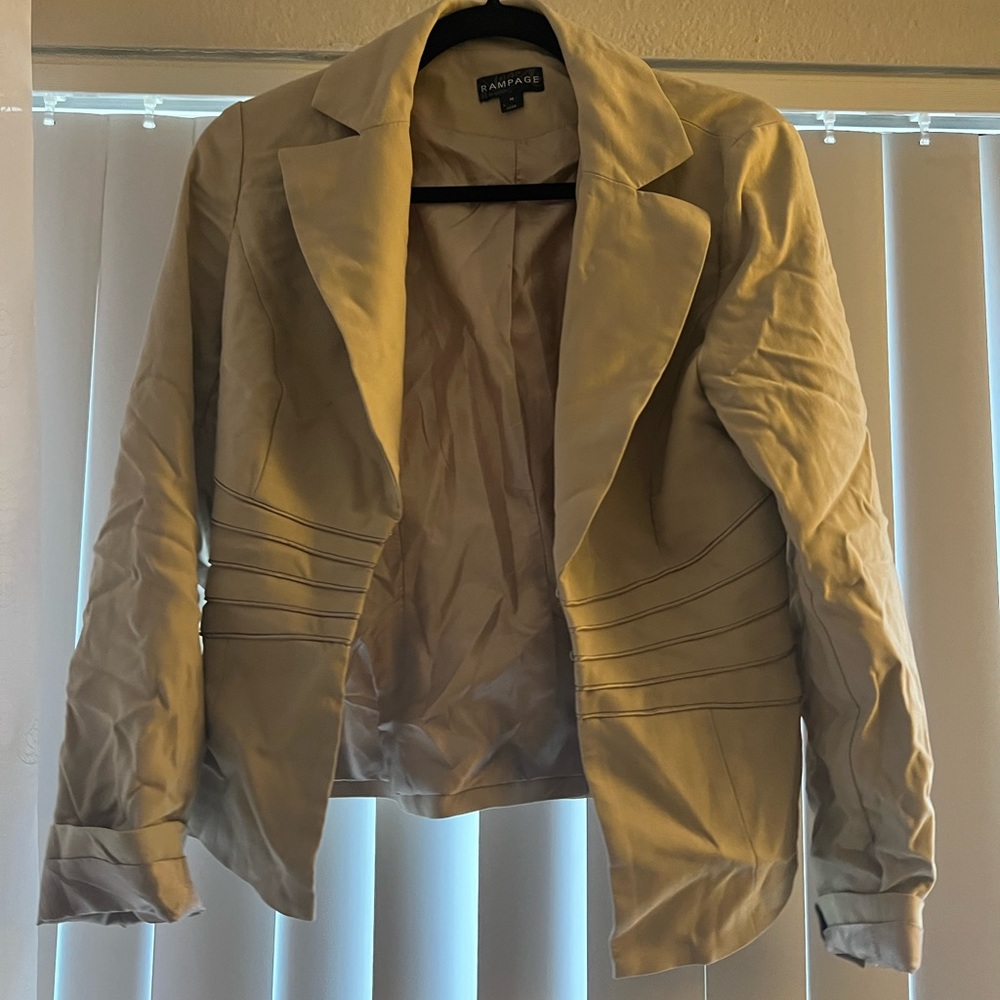 Vintage Rampage hook closure blazer